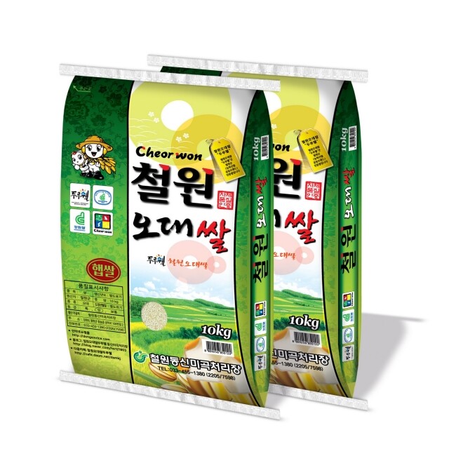 철원동신미곡처리장 두루웰철원오대쌀,[철원동신미곡 DMZ현미&백미]오대현미두루웰10KG+두루웰철원오대쌀10KG